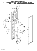 Part Location Diagram of L2327660SB Whirlpool DOR-FIP Stainless Steel