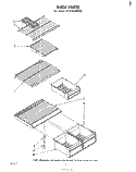 SHELF Diagram and Parts List for ET18TK1MWR2  Whirlpool Refrigerator