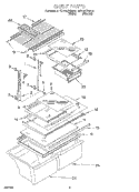 SHELF, LIT/OPTIONAL Diagram and Parts List for RT21AKXGN00  Roper Refrigerator