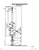 BRAKE AND DRIVE TUBE Diagram and Parts List for LA5700XTN1  Whirlpool Washer