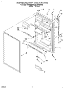 REFRIGERATOR DOOR Diagram and Parts List for ET18TMXDN05  Whirlpool Refrigerator