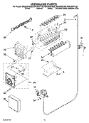 ICEMAKER PARTS, OPTIONAL PARTS (NOT INCLUDED) Diagram and Parts List for ED5JHAXTB00  Whirlpool Refrigerator