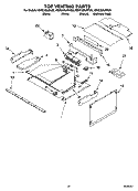 TOP VENTING PARTS Diagram and Parts List for KEHC309JBL06  KitchenAid Microwave Oven Combo