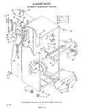 Part Location Diagram of 1129052 Whirlpool Cover, Glider Rail (White)
