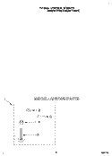MISCELLANEOUS Diagram and Parts List for LST9355BZ0  Whirlpool Washer