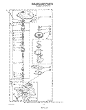GEARCASE Diagram and Parts List for LA5300XSW2  Whirlpool Washer