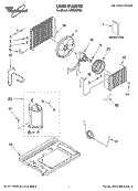 UNIT PARTS Diagram and Parts List for ACQ062PS4  Whirlpool Air Conditioner