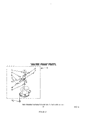 WATER PUMP Diagram and Parts List for LT4900XMW2  Whirlpool Washer Dryer Combo