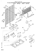 UNIT Diagram and Parts List for ET16JMXHW00  Whirlpool Refrigerator