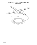 LOWER WASHARM AND STRAINER Diagram and Parts List for KUDA23SY1  KitchenAid Dishwasher