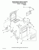 Part Location Diagram of W10139723 Whirlpool COVER-FRNT