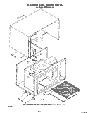 Part Location Diagram of 330015 Whirlpool Hinge Assembly (Bottom)