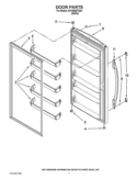 Part Location Diagram of 3-82013-003 Whirlpool HANDLE