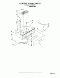 CONTROL PANEL PARTS Diagram and Parts List for KUIC15NLTS4  KitchenAid Ice Maker
