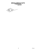 MISCELLANEOUS, OPTIONAL Diagram and Parts List for DP940PWKM0  Whirlpool Dishwasher