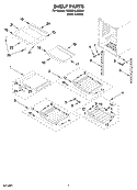 Part Location Diagram of W10631952 Whirlpool SEPARATOR