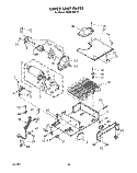 UPPER UNIT Diagram and Parts List for 4KSRF36DTX1  KitchenAid Refrigerator