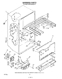 INTERIOR Diagram and Parts List for KFRF19MSWHY1  KitchenAid Refrigerator