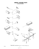 WIRING HARNESS Diagram and Parts List for SHU75042  Whirlpool Dishwasher