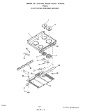 MAIN Diagram and Parts List for F5808L0  Roper Range