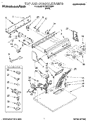 SECTION Diagram and Parts List for KEYW777BWH1  KitchenAid Dryer