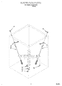 SUSPENSION Diagram and Parts List for LCR7244HQ0  Whirlpool Washer