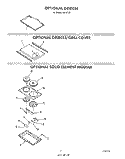 GRIDDLE , GRIDDLE/GRILL COVER Diagram and Parts List for N9457X2  Roper Range