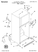 CABINET Diagram and Parts List for TT18DKXEN03  Estate Refrigerator