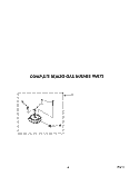 COMPLETE SEALED GAS BURNER Diagram and Parts List for SF386PEWW0  Whirlpool Range