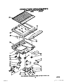 COMPARTMENT SEPARATOR Diagram and Parts List for 6ET18GKXWW01  Whirlpool Refrigerator