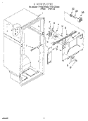 LINER Diagram and Parts List for TT22AKXEN00  Whirlpool Refrigerator