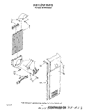 AIR FLOW Diagram and Parts List for ED20PKXWG00  Whirlpool Refrigerator