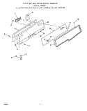 BACKGUARD Diagram and Parts List for F6557W0  Roper Range