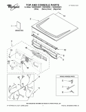 Part Location Diagram of WPW10336091 Whirlpool Top