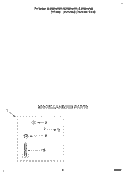 MISCELLANEOUS Diagram and Parts List for 8LSC8245AW0  Whirlpool Washer
