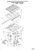 COMPARTMENT SEPARATOR Diagram and Parts List for ET18HTXBN00  Whirlpool Refrigerator