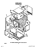 OVEN Diagram and Parts List for KEBI171WBL1  KitchenAid Wall Oven