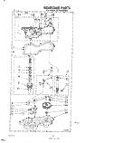 GEARCASE Diagram and Parts List for 9CFA2000W6  Whirlpool Washer