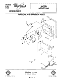 SECTION Diagram and Parts List for AD0122XM3  Whirlpool Dehumidifier