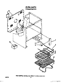 OVEN, OPTIONAL Diagram and Parts List for RF3305XXN0  Whirlpool Range