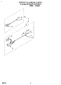 WIRING HARNESS Diagram and Parts List for CG1751XWN1  Whirlpool Dryer