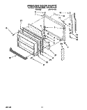 FREEZER DOOR Diagram and Parts List for KTRC20KAAL00  Whirlpool Refrigerator