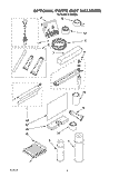 OPTIONAL Diagram and Parts List for 51IMWEX1  Whirlpool Ice Maker