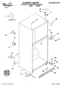 CABINET, LITERATURE Diagram and Parts List for ET1FTKXKT02  Whirlpool Refrigerator