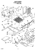 UNIT PARTS Diagram and Parts List for GS6NVEXSL00  Whirlpool Refrigerator