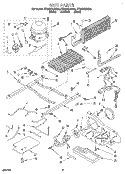 UNIT Diagram and Parts List for ET22DQLDB01  Whirlpool Refrigerator