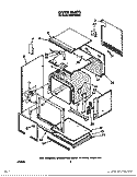 OVEN Diagram and Parts List for BES730WW0  Whirlpool Wall Oven