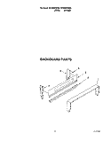 BACKGUARD Diagram and Parts List for SF305BSWW0  Whirlpool Range