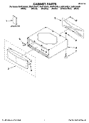 Part Location Diagram of 8537974 Whirlpool Panel, Rear