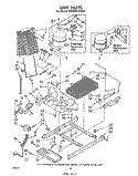 UNIT , NOT ILLUSTRATED AND OPTIONAL Diagram and Parts List for ED26MK1LWR1  Whirlpool Refrigerator